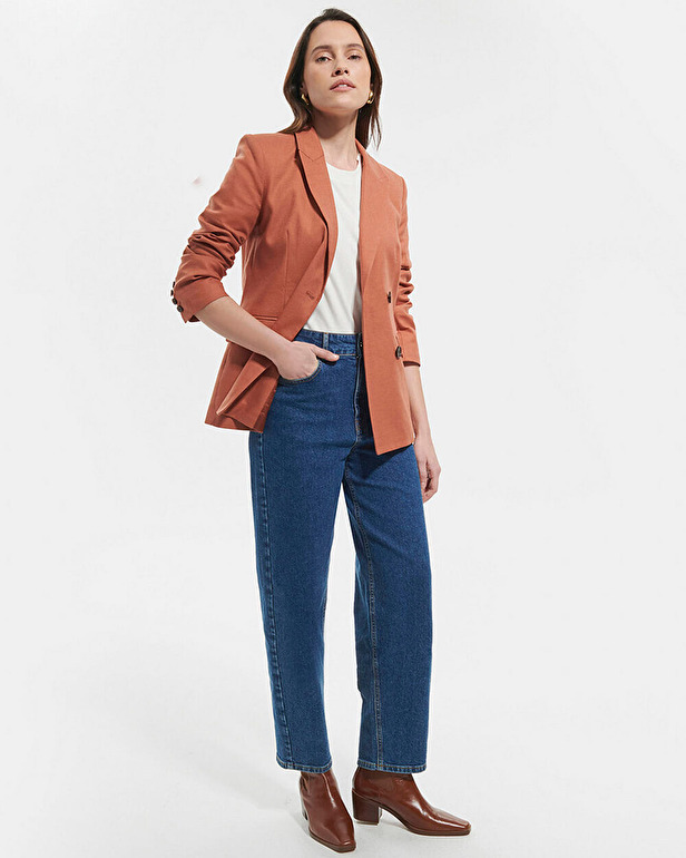 Veste Veneziana Veste tailleur cognac ZAPA