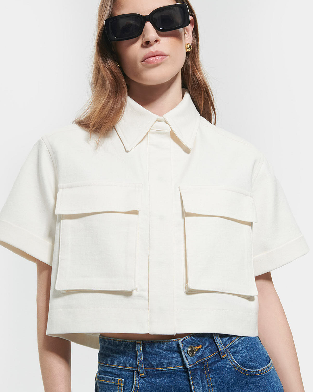 Veste Vahin&eacute; Veste courte &eacute;crue ZAPA