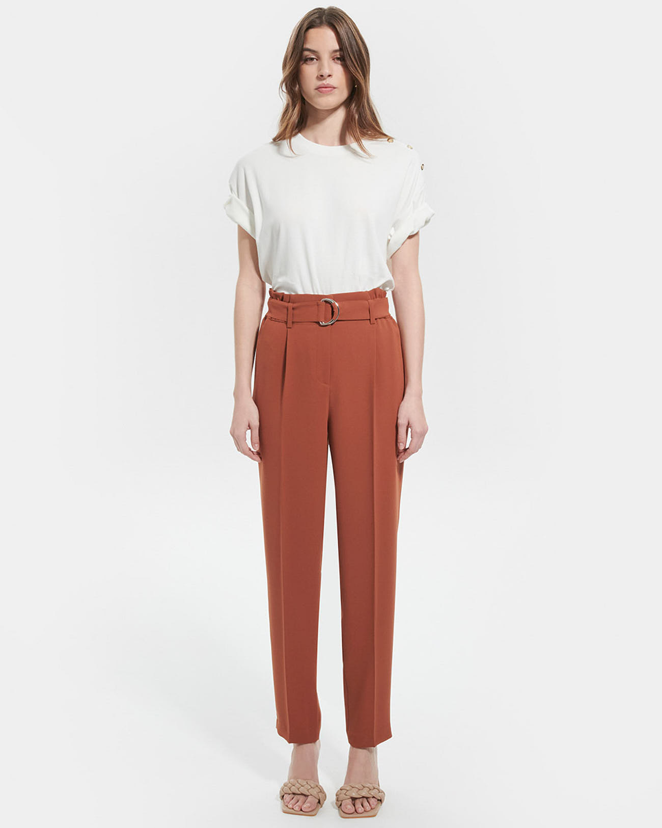 Pantalon Patricia Pantalon droit rouille ZAPA