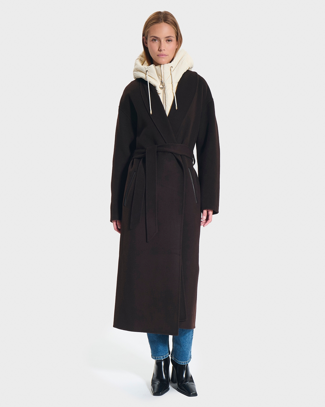 Capuche Cheyenna Capuche &agrave; enfiler &eacute;crue ZAPA