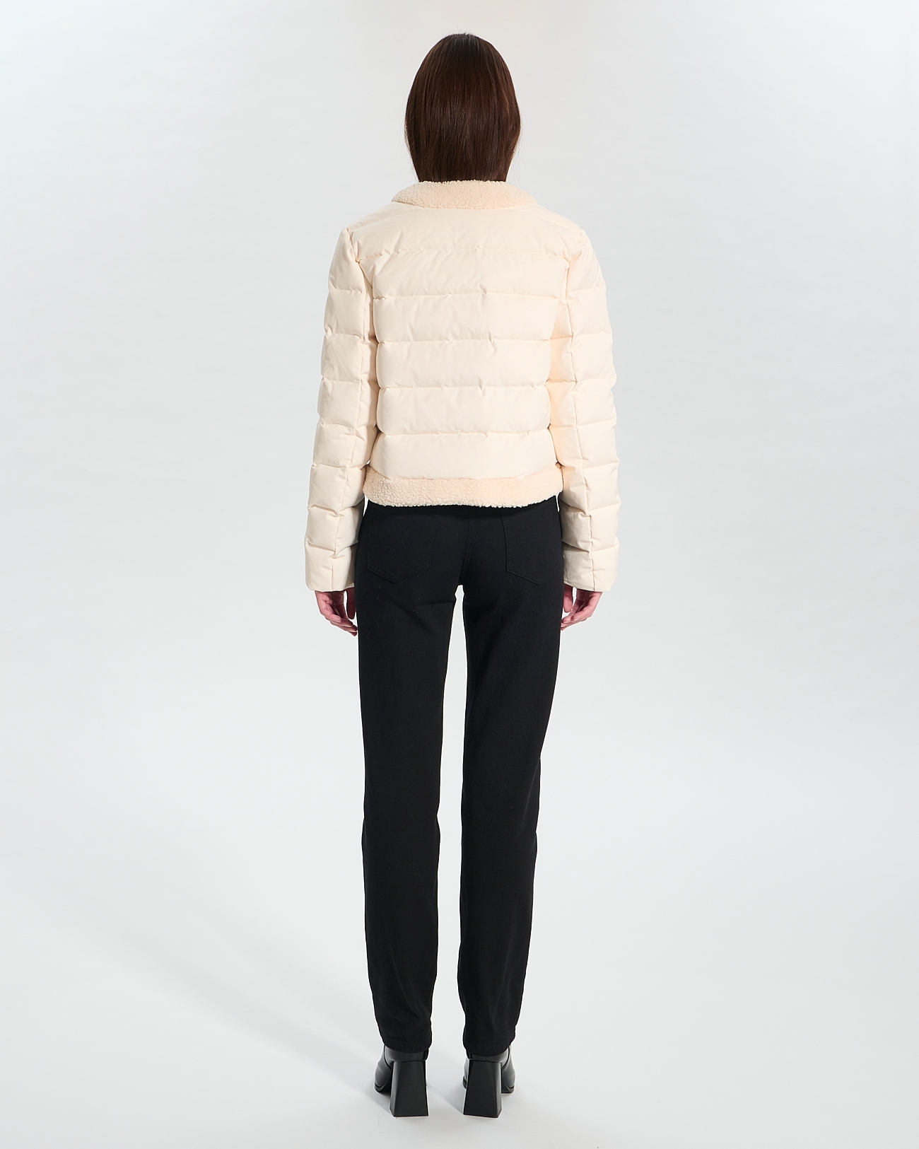 Manteau D&eacute;esse Doudoune courte &eacute;crue ZAPA