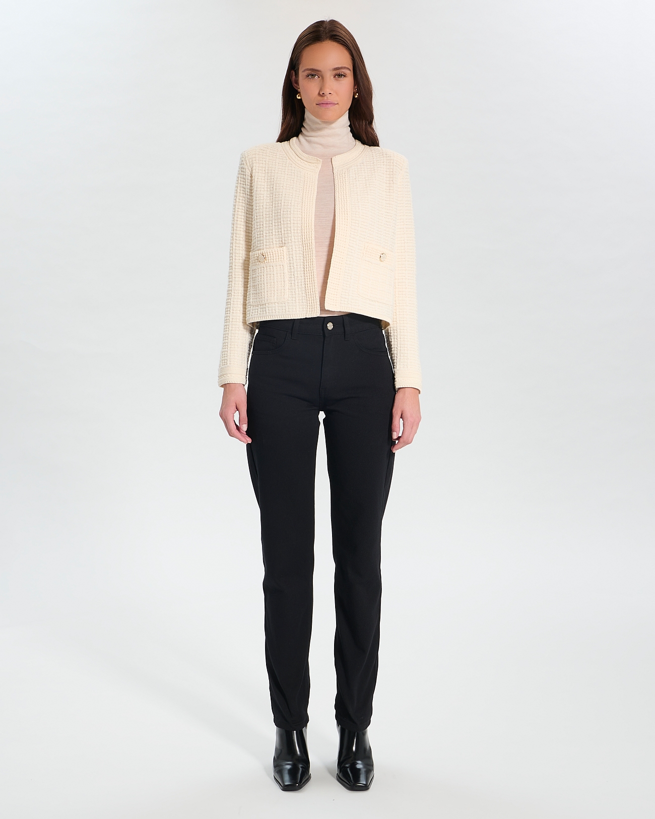 Gilet Glade Gilet court &eacute;cru ZAPA