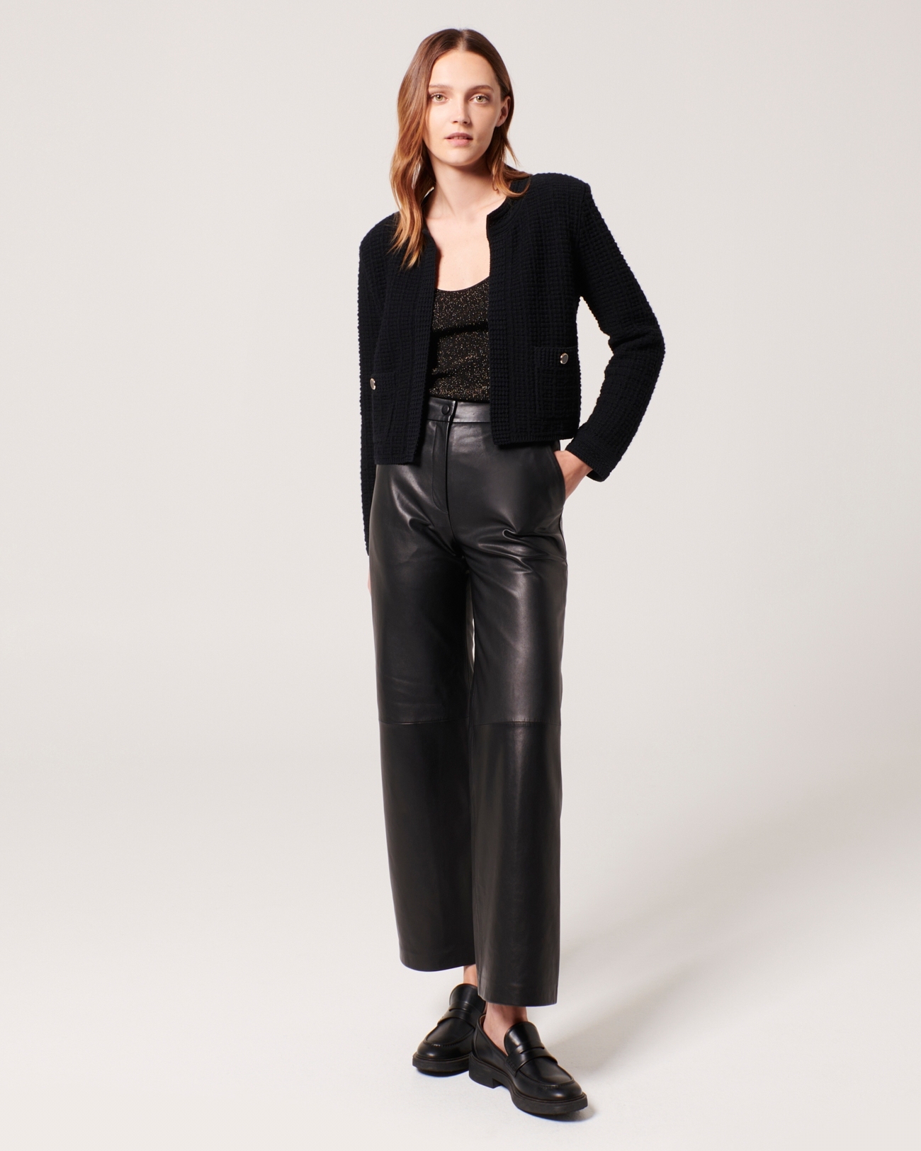 Gilet Glade Gilet court noir ZAPA