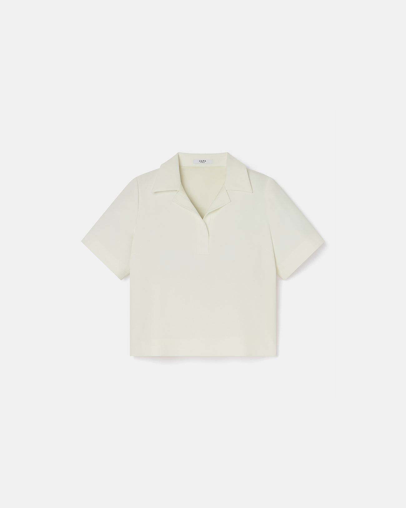 Top Tendresse Top chemise fluide &eacute;cru ZAPA