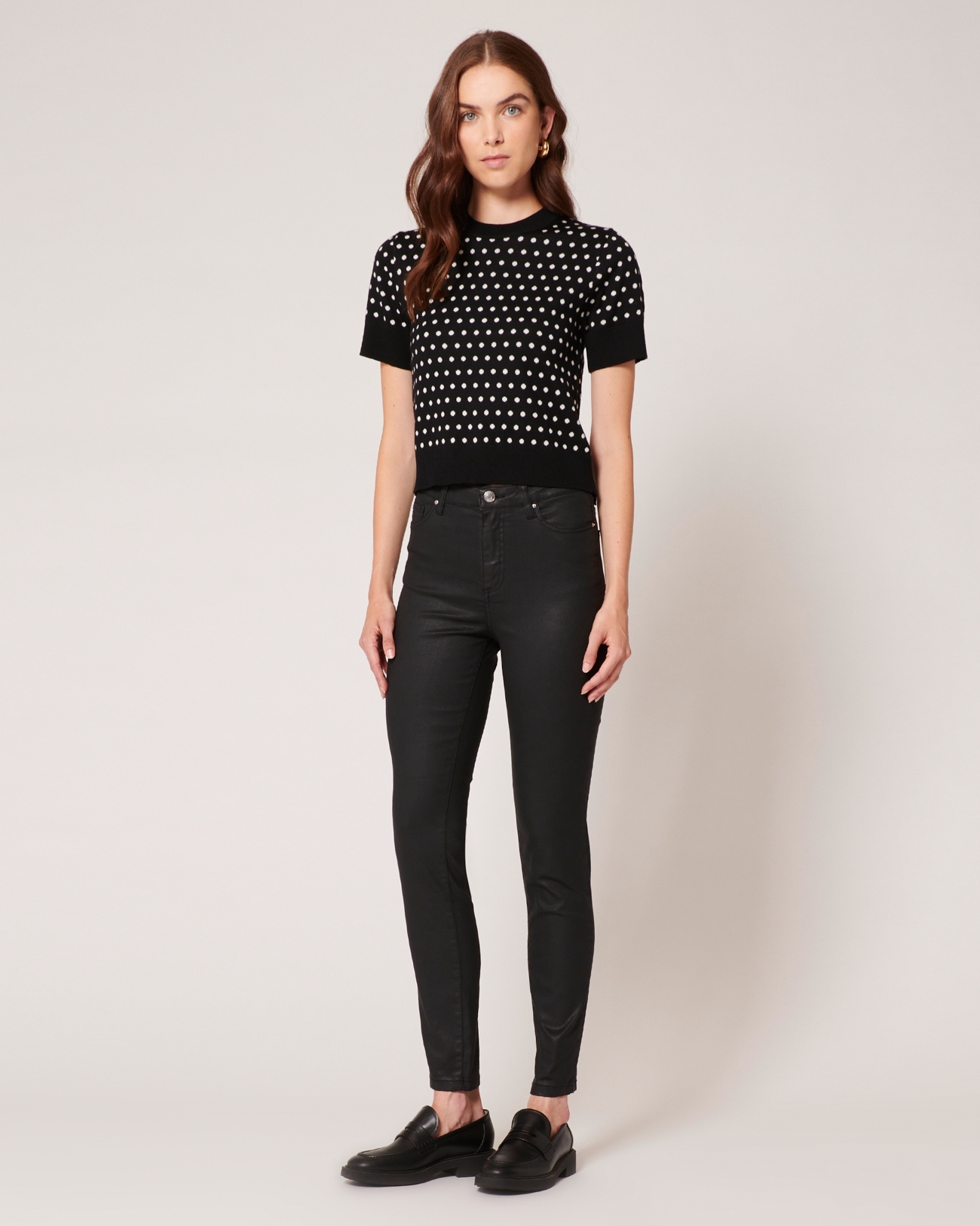 Jean Jskinny Jean Skinny en coton noir ZAPA