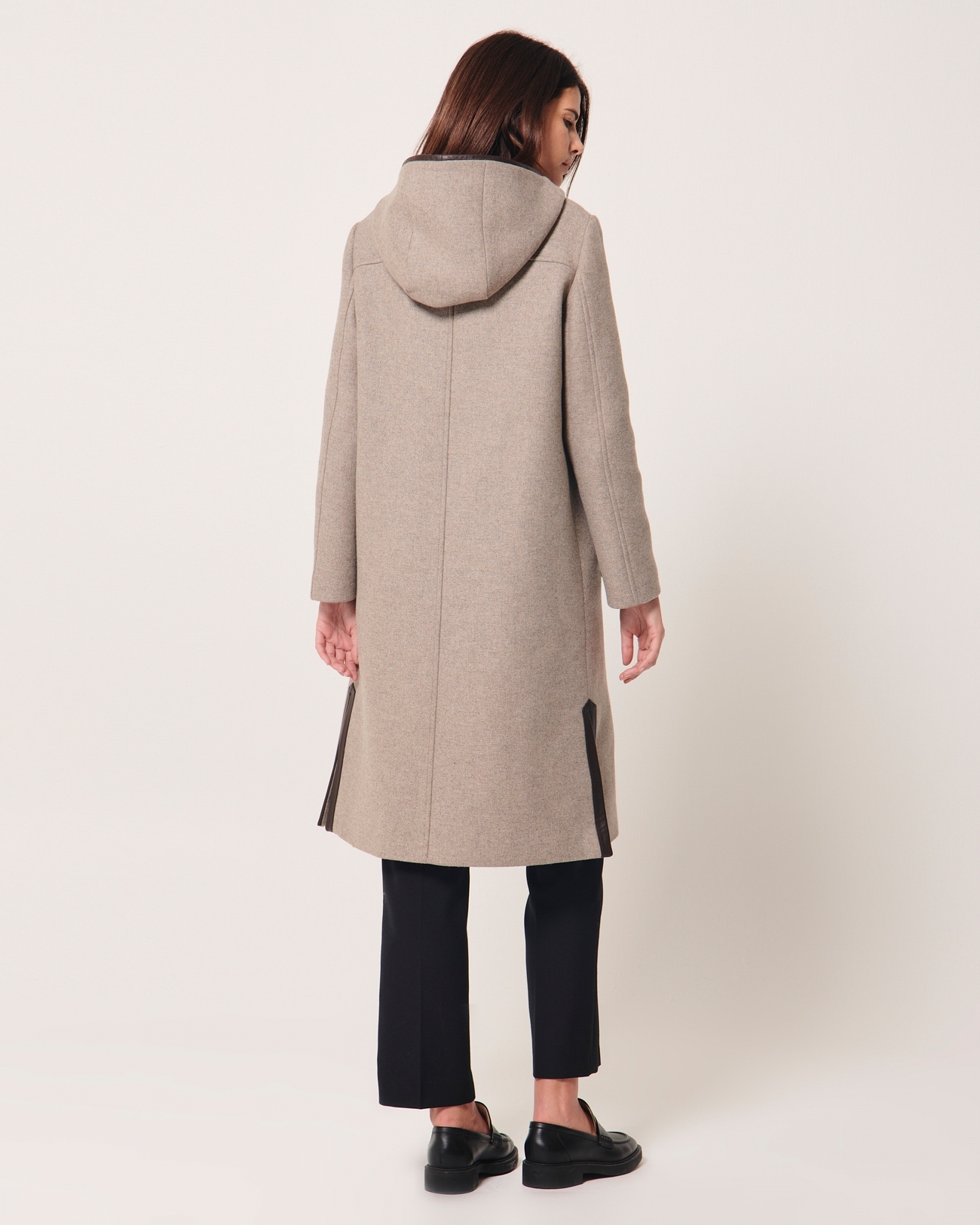 Duffle-coat Misao Manteau long beige ZAPA