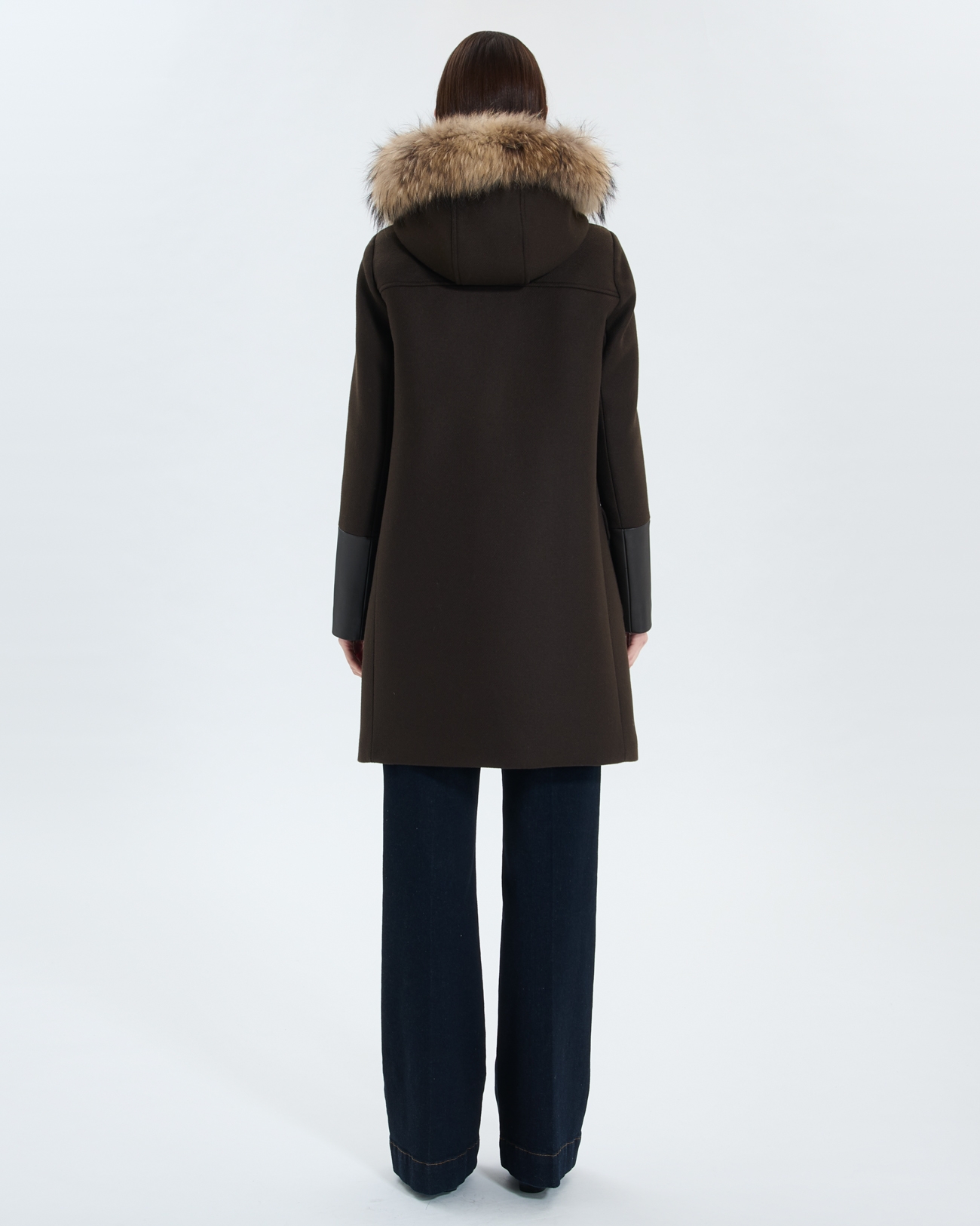 Manteau Gerson Duffle-coat chocolat ZAPA