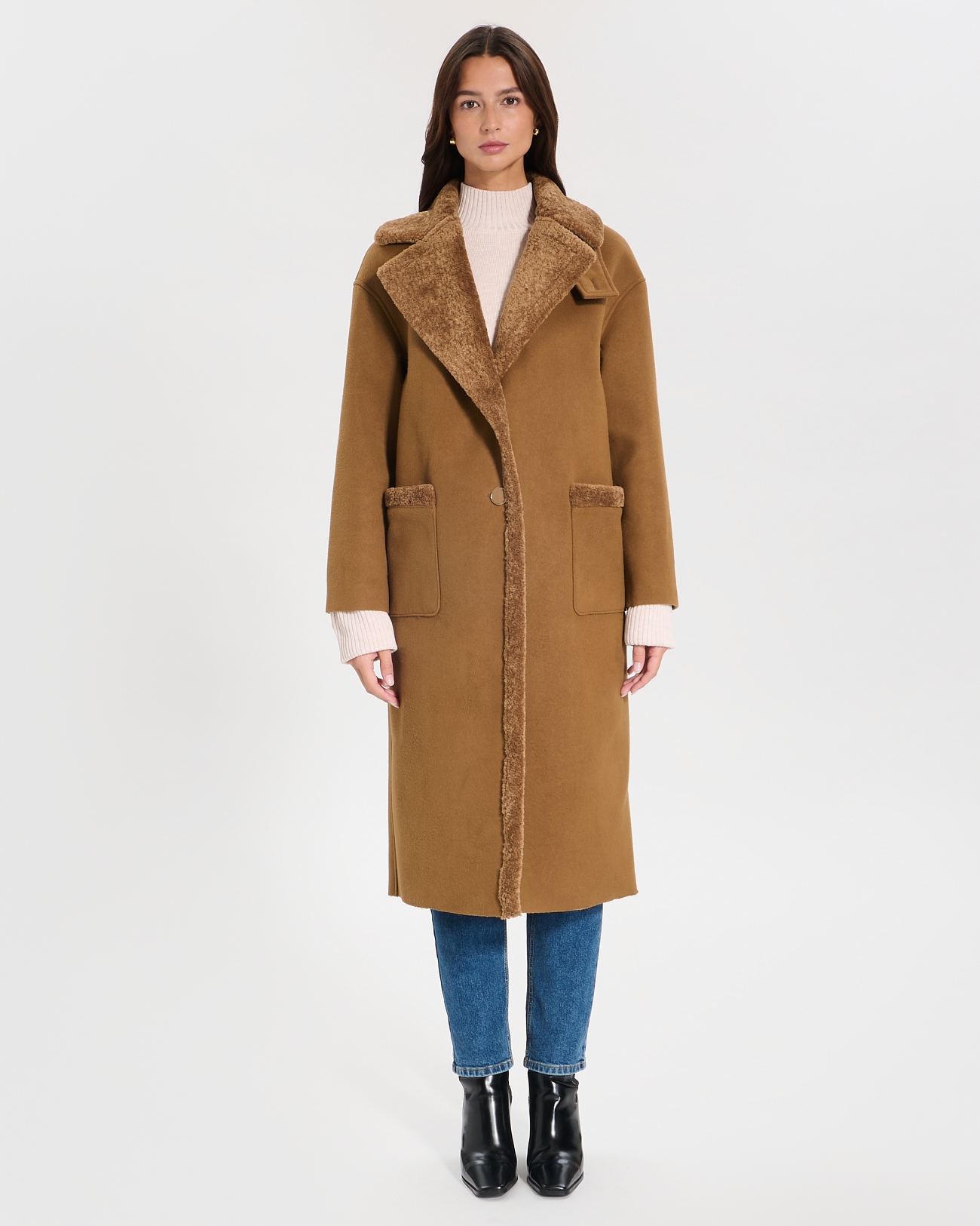 Manteau Myrthe Manteau long noisette ZAPA