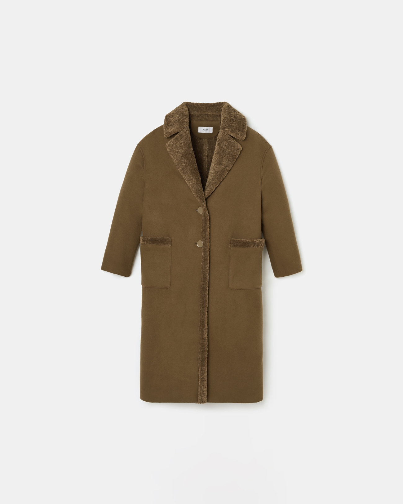 Manteau Myrthe Manteau long noisette ZAPA