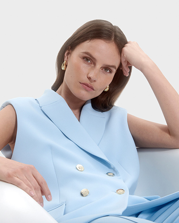 Veste Vaasa Veste sans manches bleu ciel ZAPA