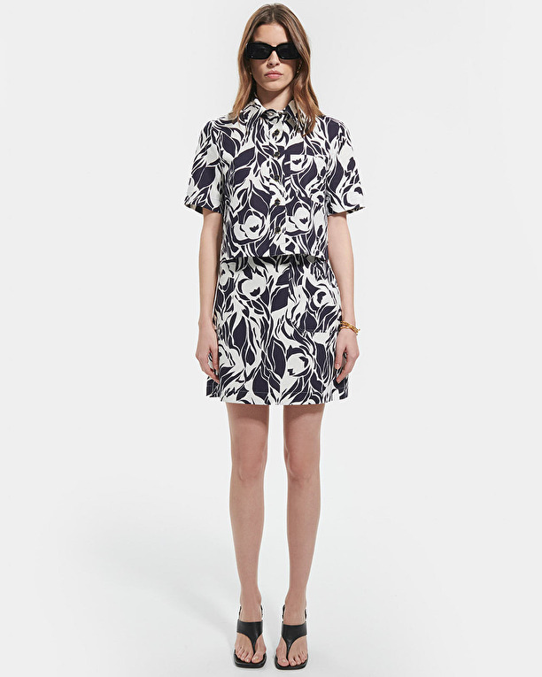 Chemise Celinette Chemise courte à imprimé ZAPA