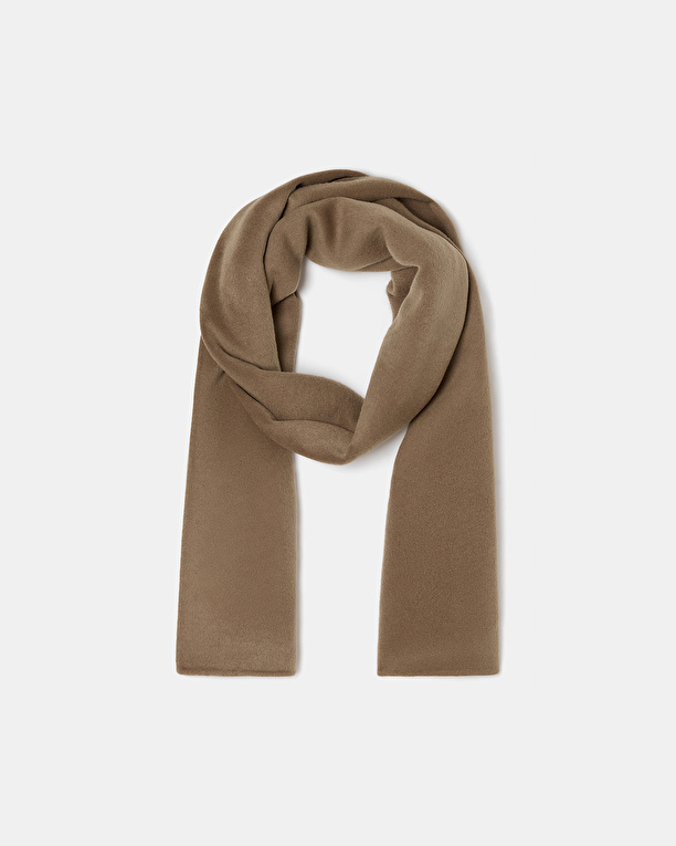 Echarpe Evy Echarpe double face camel ZAPA