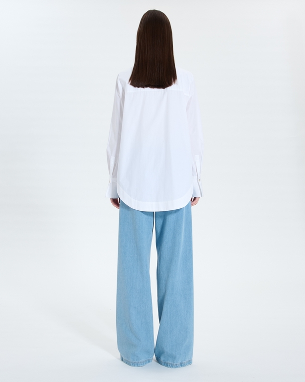 Chemise Clay Chemise blanche en popeline ZAPA