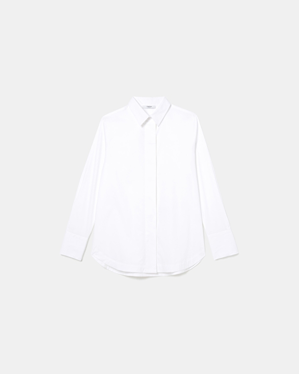 Chemise Clay Chemise blanche en popeline ZAPA