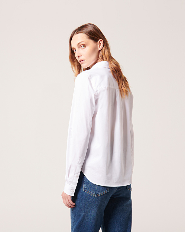 Chemise Carine Chemise en popeline blanche ZAPA