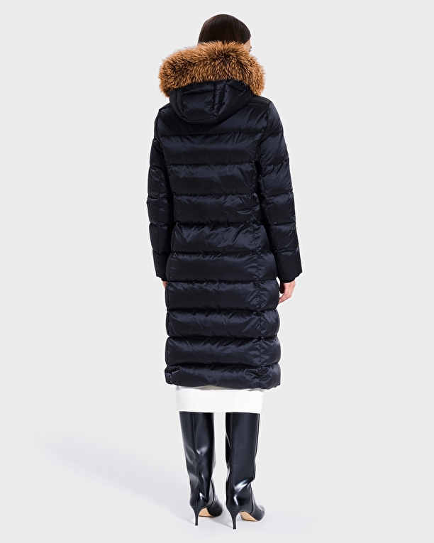 Doudoune Dalyana Doudoune longue noire ZAPA