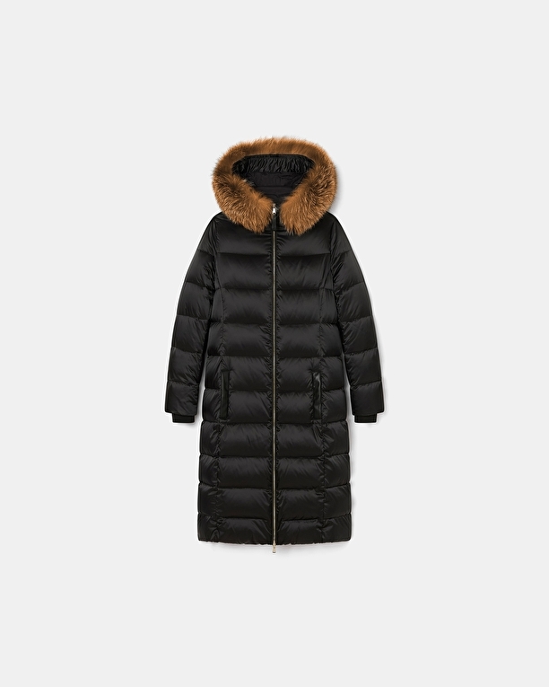 Doudoune Dalyana Doudoune longue noire ZAPA