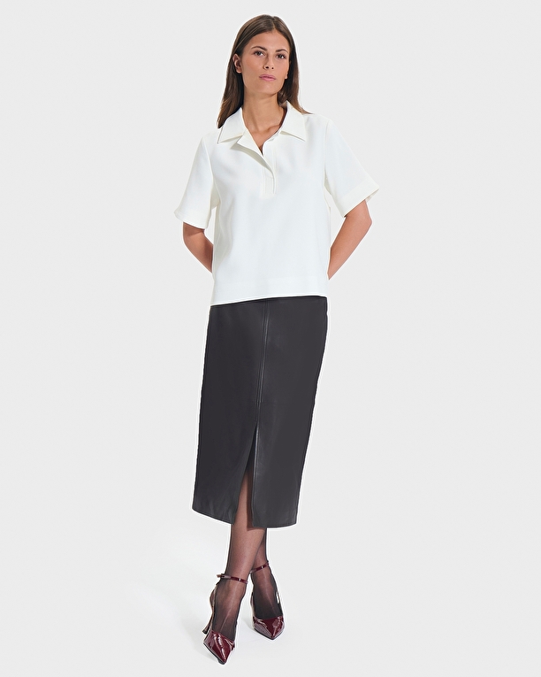 Top Tendresse Top chemise fluide écru ZAPA