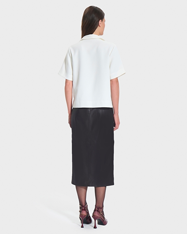 Top Tendresse Top chemise fluide écru ZAPA