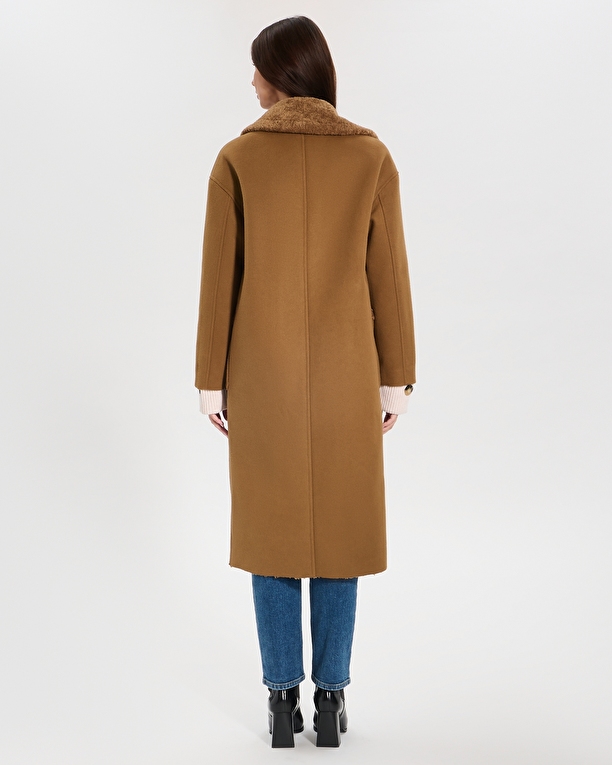 Manteau Myrthe Manteau long noisette ZAPA
