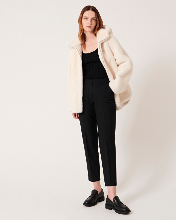 Manteau Macey Manteau mi-long écru ZAPA