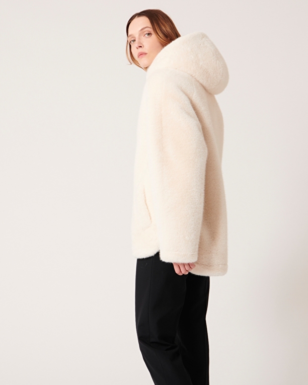 Manteau Macey Manteau mi-long écru ZAPA