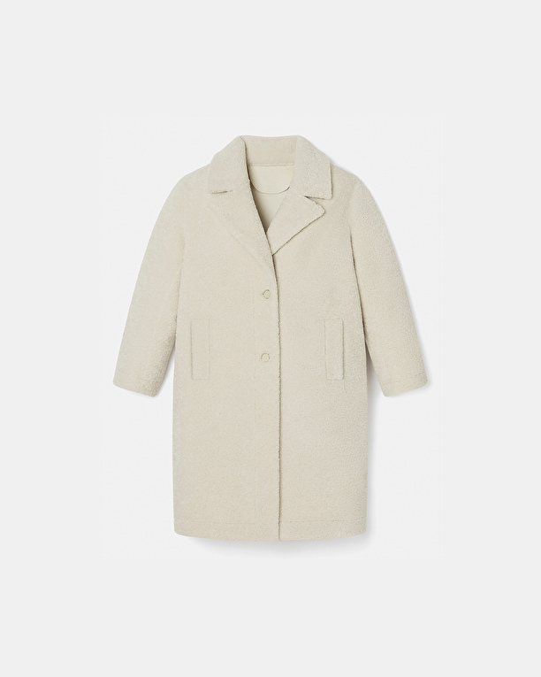 Manteau Mississippo Manteau long fausse fourrure écru ZAPA