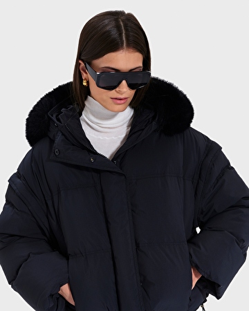 Doudoune Denitsa Doudoune courte noire ZAPA