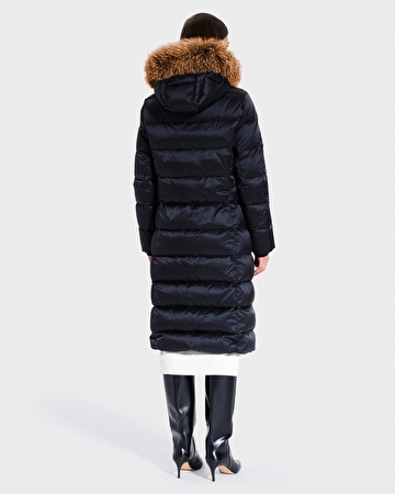 Doudoune Dalyana Doudoune longue noire ZAPA