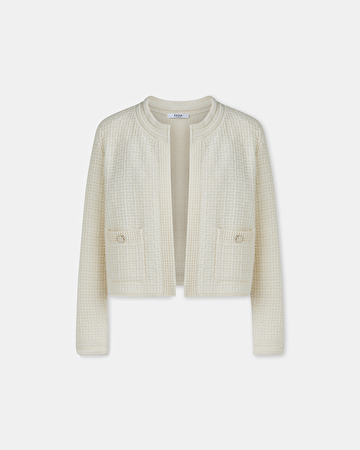 Gilet Glade Gilet court &eacute;cru ZAPA