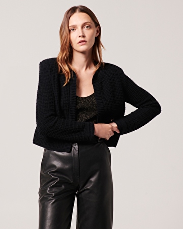 Gilet Glade Gilet court noir ZAPA