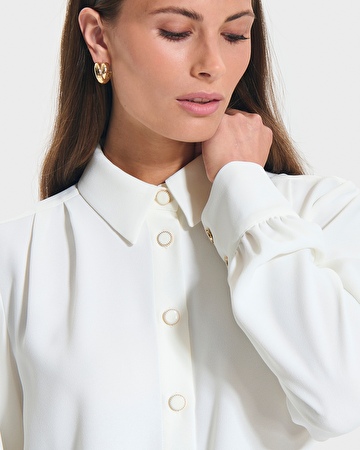 Chemise Tara Chemise fluide écrue ZAPA