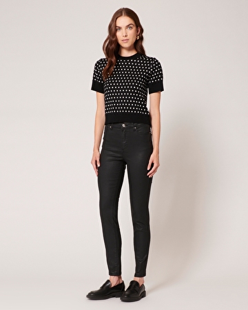 Jean Jskinny Jean Skinny en coton noir ZAPA