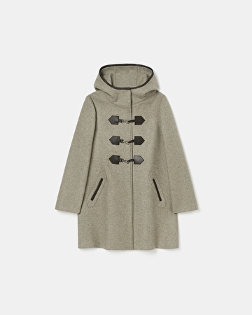 Manteau Meros Duffle-coat mi-long beige ZAPA
