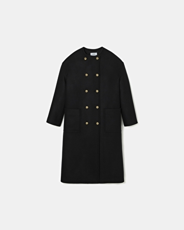 Manteau Mertia Manteau long noir ZAPA
