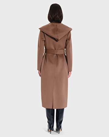 Manteau Mystere Manteau long peignoir camel ZAPA