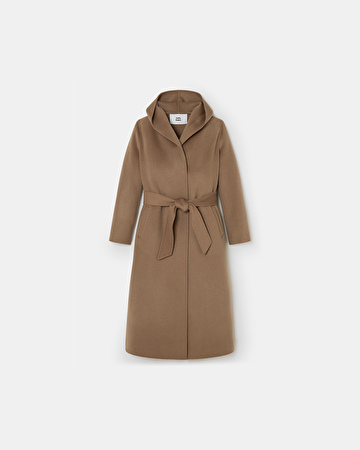 Manteau Mystere Manteau long peignoir camel ZAPA
