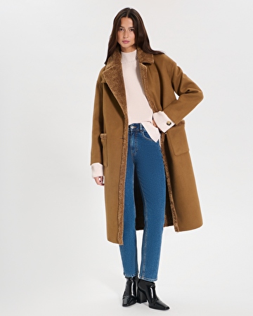 Manteau Myrthe Manteau long noisette ZAPA