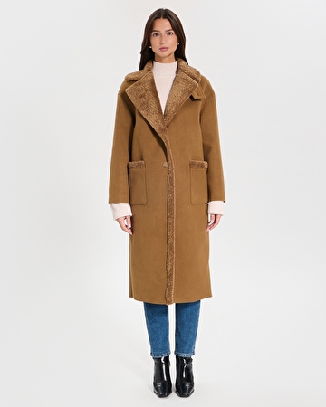 Manteau Myrthe Manteau long noisette ZAPA