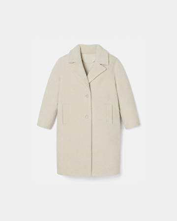 Manteau Mississippo Manteau long fausse fourrure écru ZAPA