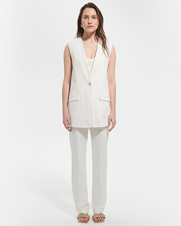 Veste Vina Veste sans manches &eacute;crue ZAPA