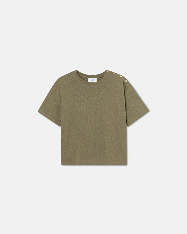 Top Tenenbaum Tee-shirt kaki ZAPA