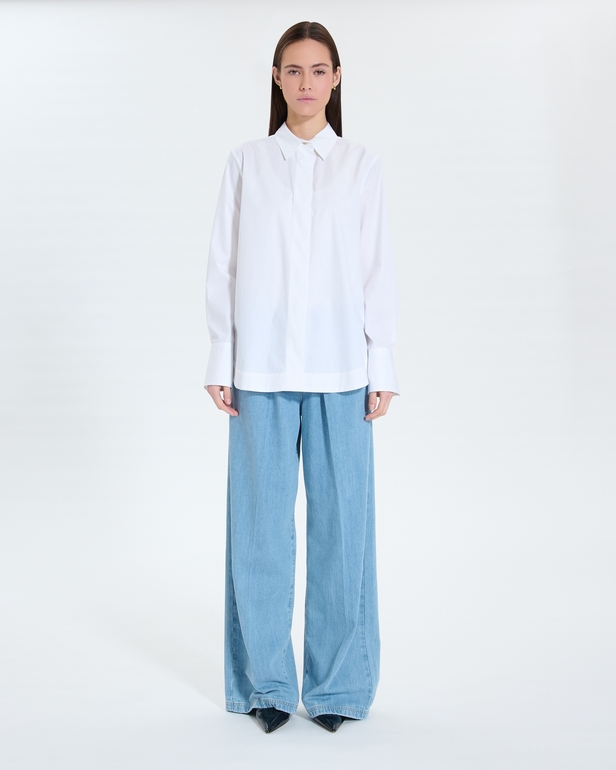 Chemise Clay Chemise blanche en popeline ZAPA