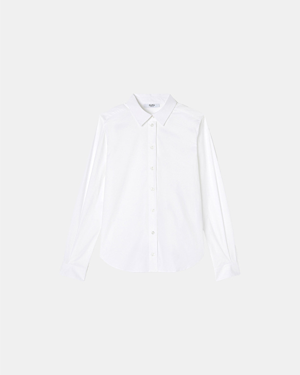Chemise Carine Chemise en popeline blanche ZAPA