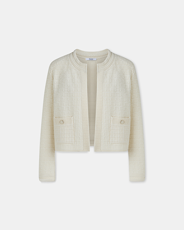 Gilet Glade Gilet court &eacute;cru ZAPA