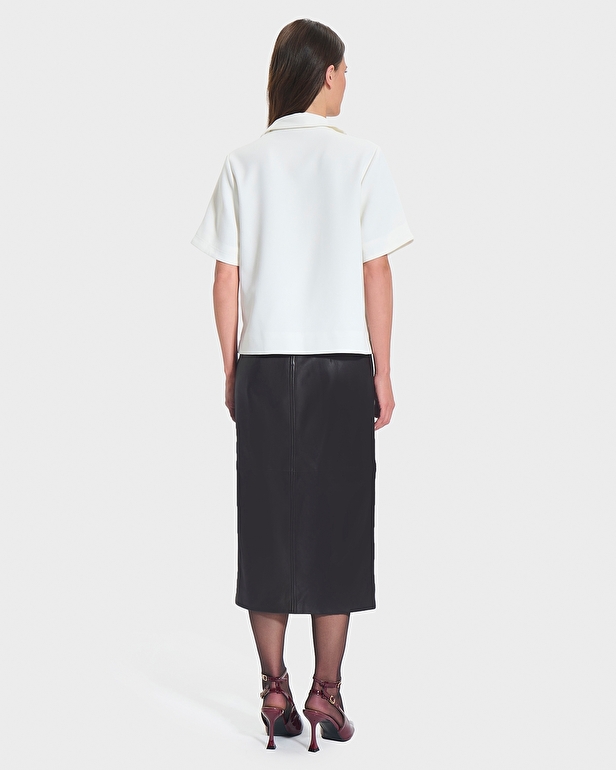 Top Tendresse Top chemise fluide &eacute;cru ZAPA