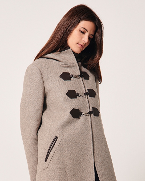 Duffle-coat Misao Manteau long beige ZAPA