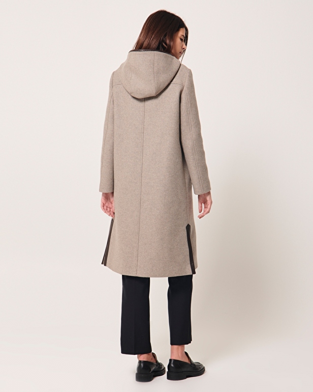 Duffle-coat Misao Manteau long beige ZAPA