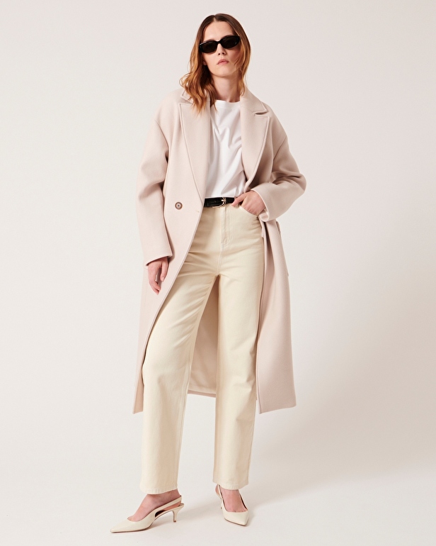 Manteau Miranda Manteau droit naturel ZAPA