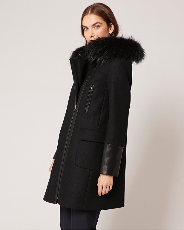 Manteau Gerson Manteau Gerson noir ZAPA